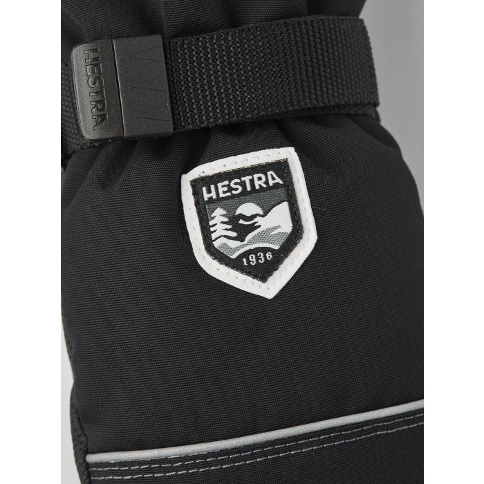 Votter, Hestra, Kids' Wool Terry, Sort