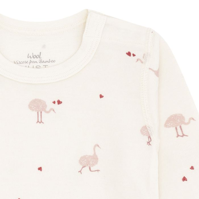 Body, Hust&Claire, Ull/Bambus, Baloo Ostrich, Off White