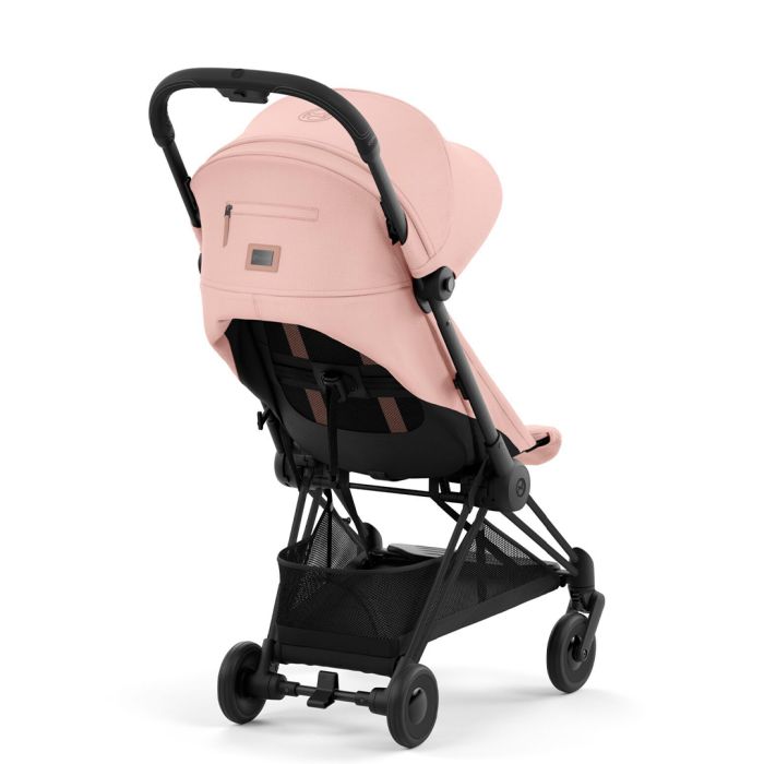 Cybex Coya, Matt Black, Peach Pink, Barnevogn, 2025