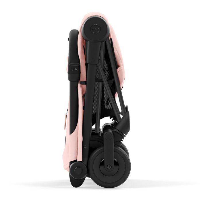 Cybex Coya, Matt Black, Peach Pink, Barnevogn, 2025