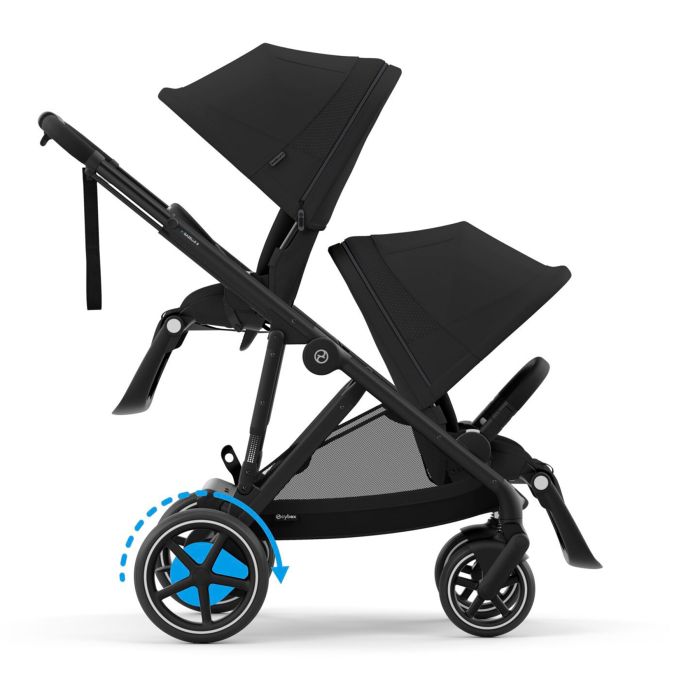 Cybex eGazelle S, BLK, Moon Black, Barnevogn