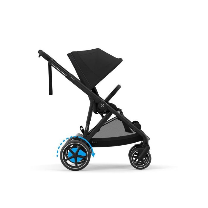 Cybex eGazelle S, BLK, Moon Black, Komplett barnevogn