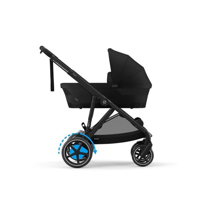 Cybex eGazelle S, BLK, Moon Black, Komplett barnevogn