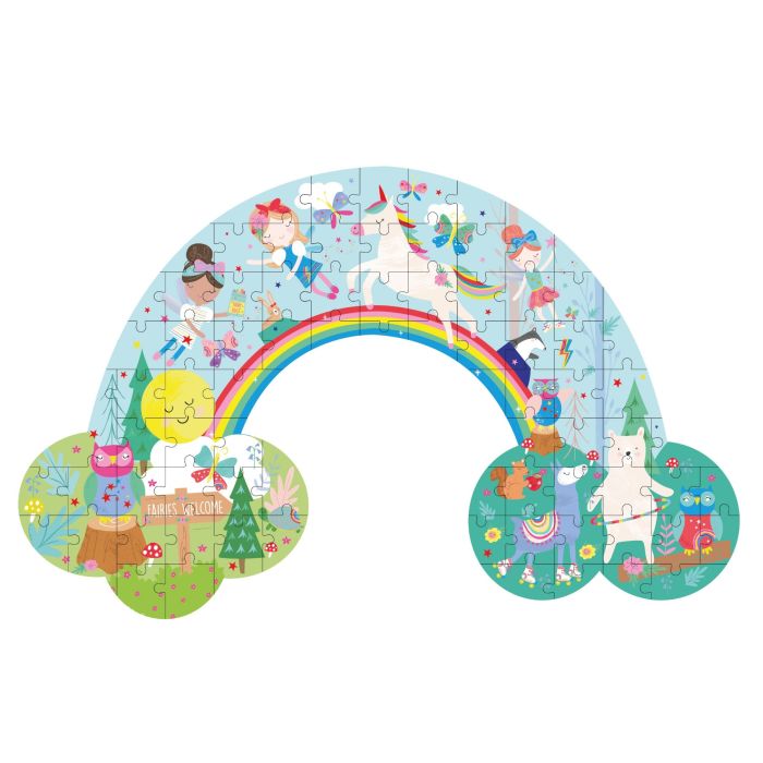 Puslespill, Floss & Rock, Rainbow Fairy, 80 brikker