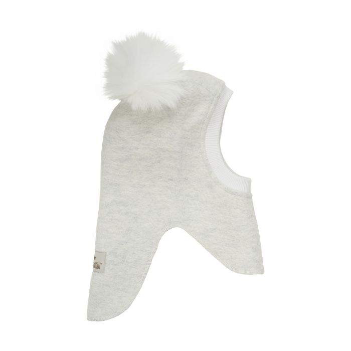 Balaclava, Huttelihut, Wool, PomPoms, Snow White