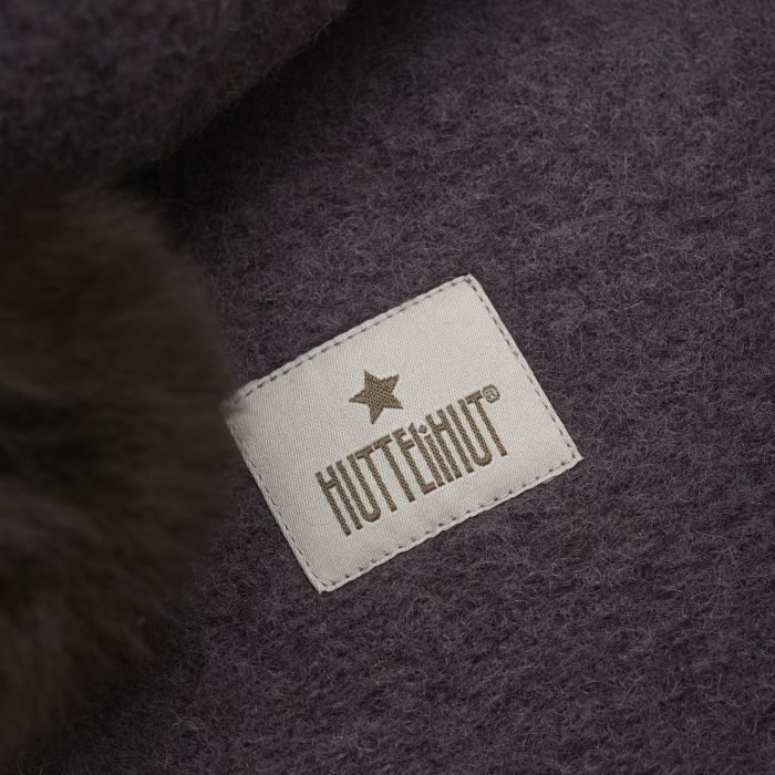 Balaclava, Huttelihut, Wool, PomPoms, Raisin