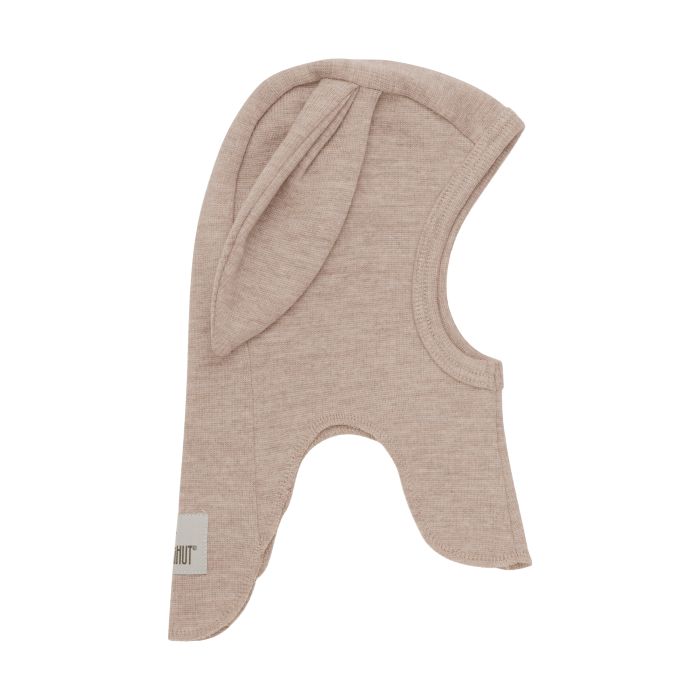 Balaclava, Huttelihut, Wool Rib, Ears, Mahogany Rose