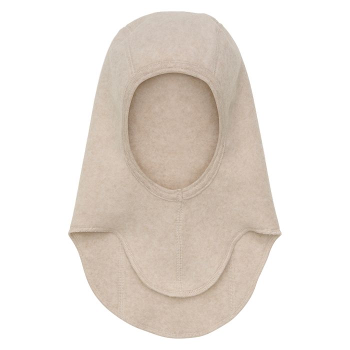Balaclava, Huttelihut, Cotton Fleece, Camel Melange
