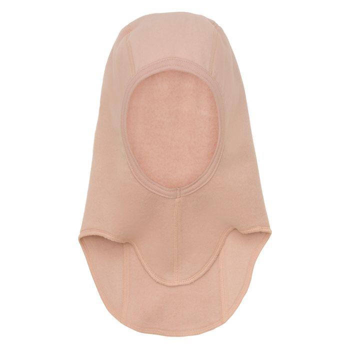 Balaclava, Huttelihut, Cotton Fleece, Mahogany Rose