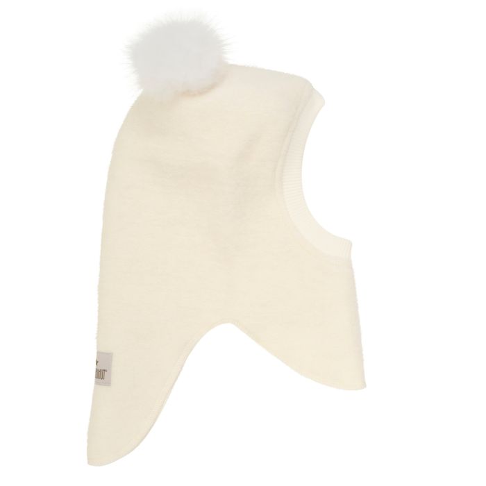 Huttelihut Balaclava Ull/Alpaca Pompoms, Tofu