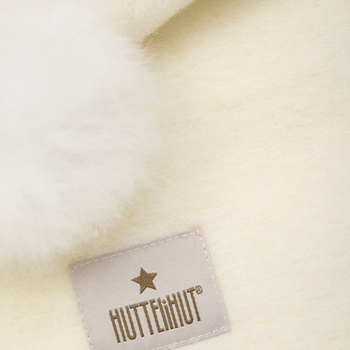 Huttelihut Balaclava Ull/Alpaca Pompoms, Tofu