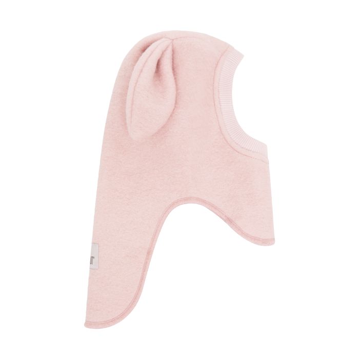 Huttelihut Balaclava Ears Wool, Rose Smoke