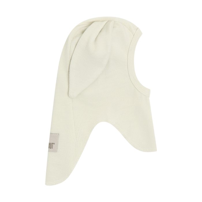 Huttelihut Balaclava m/ører, Ull Rib, Tofu