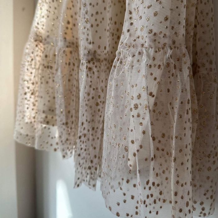 Kjole, Huttelihut, Gold Tulle, Eggnog