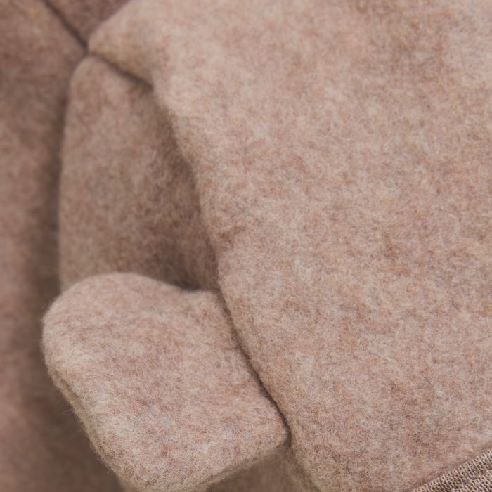 Huttelihut Heldress m/ører, Bomullsfleece, Savannah Melange
