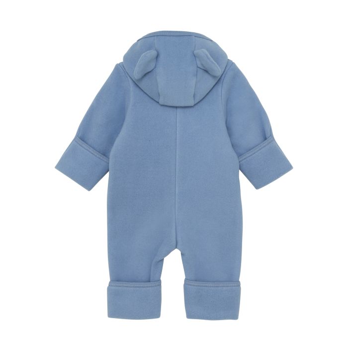 Huttelihut Heldress m/ører, Bomullsfleece, Windward Blue