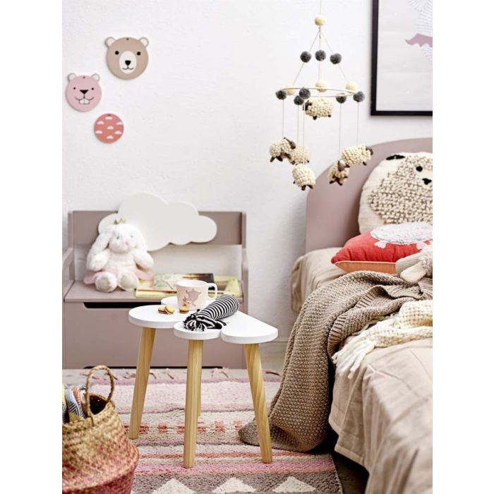 Bloomingville bord, hvit, sett med 2