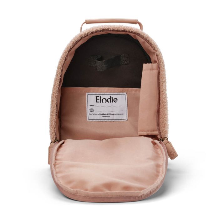 Ryggsekk MINI, Elodie, Pink Bouclé