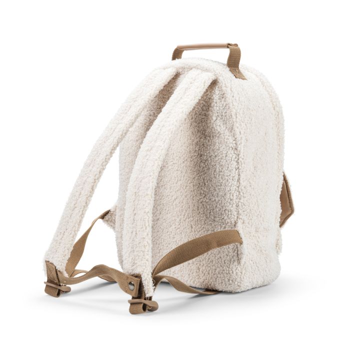 Elodie Ryggsekk MIDI, White Bouclé