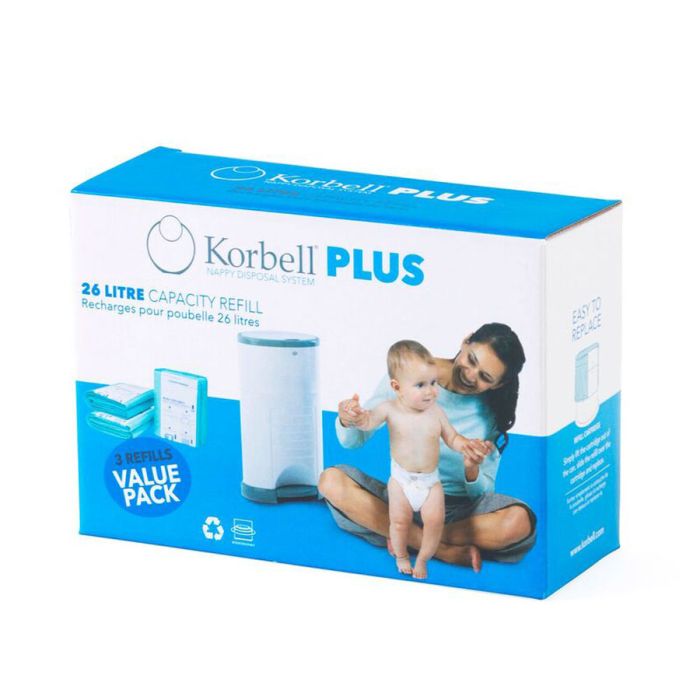 Refill, Korbell Pluss, 3 pk.