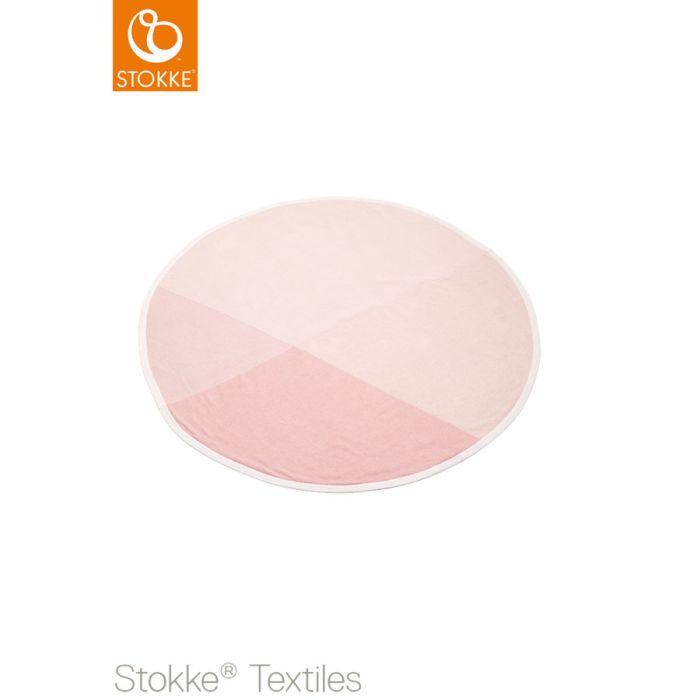 Stokke® pledd i bomullsstrikk, pink