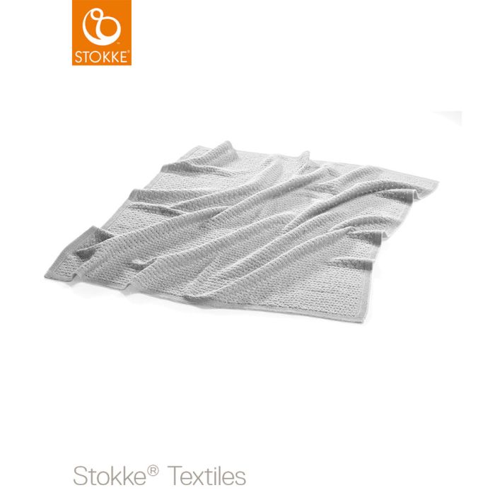 Stokke® pledd i merinoull, lignt grey
