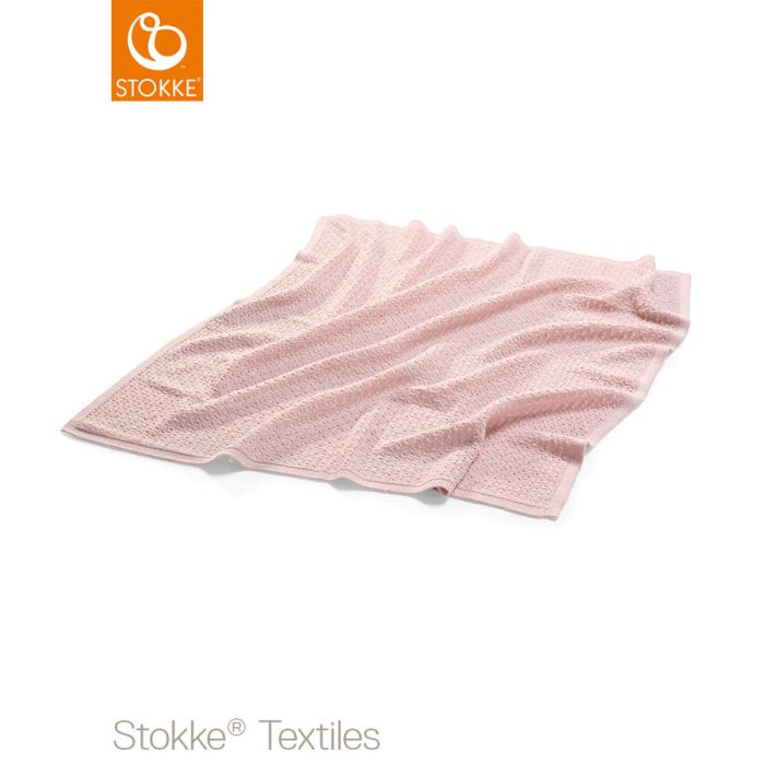 Stokke® pledd i merinoull, pink