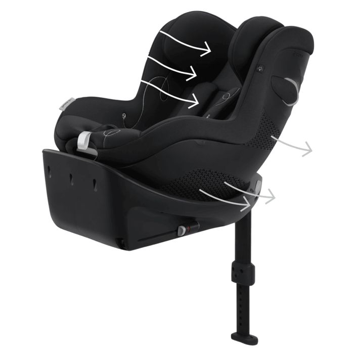 Bilstol, Cybex, Sirona Gi i-Size , Moon Black