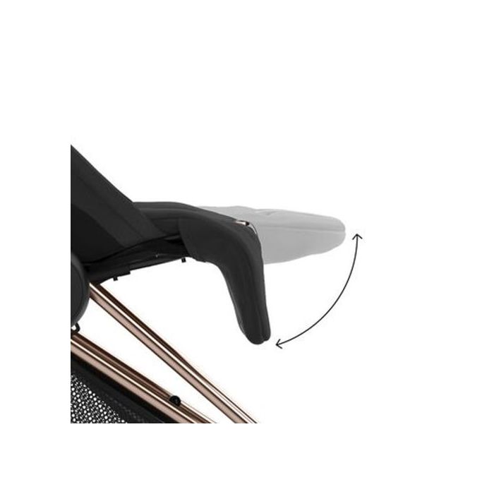 Cybex Coya, Matt Black, Cozy Beige, Barnevogn