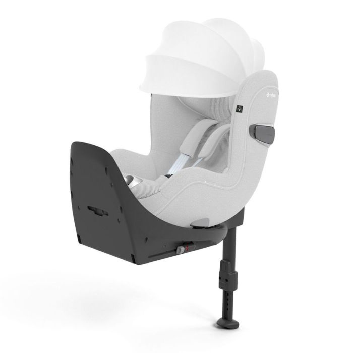 Cybex Sirona T Plus i-Size, Platinium White, Bilstol, Inkl Cybex Base T