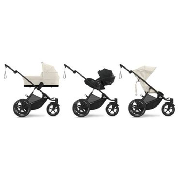 Cybex Avi Spin, BLK Seashell Beige, Barnevogn