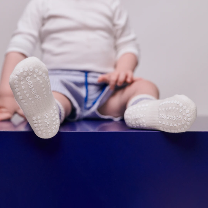 GoBabyGo Sklisikre Sportssokker Bomull, Blå