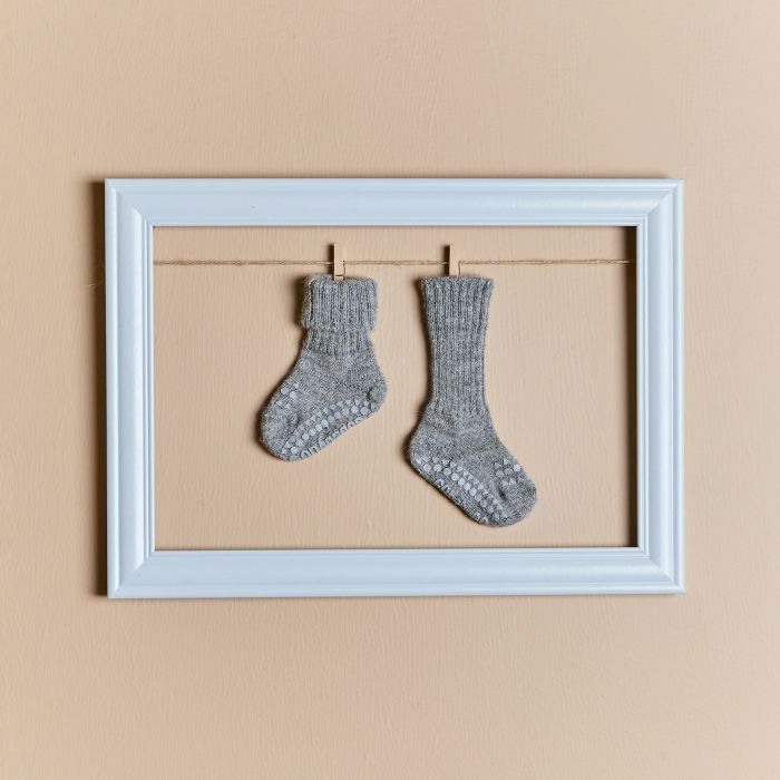 Sokker, GoBabyGo, Antiskli, Alpaca, Grey Melange