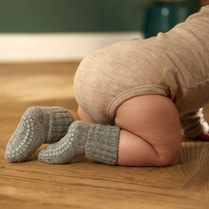 Sokker, GoBabyGo, Antiskli, Alpaca, Grey Melange