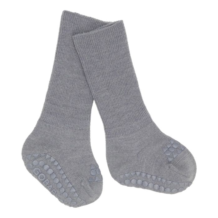 Ullsokker, GoBabyGo, Antiskli, Grey Melange