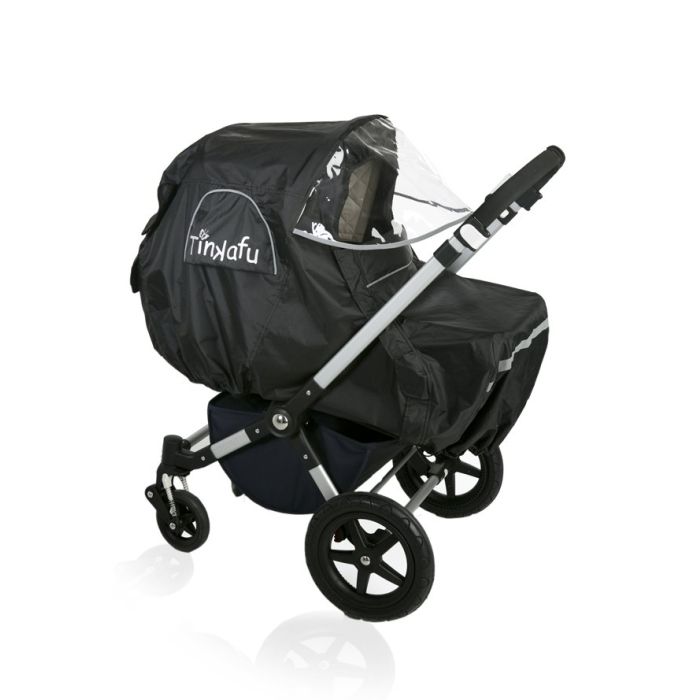 Regntrekk m/skjerm, Tinkafu, Sort