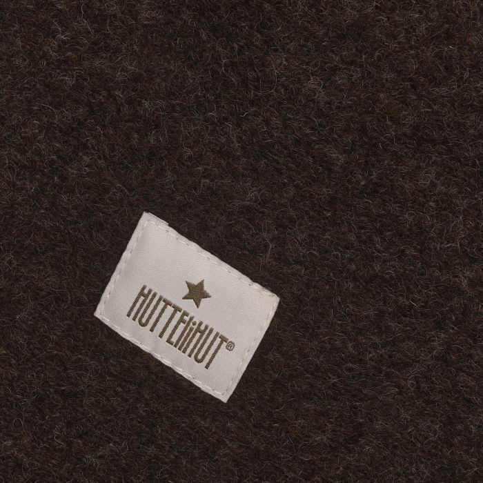 Balaclava, Huttelihut, Merinoull, Dark Brown Melange