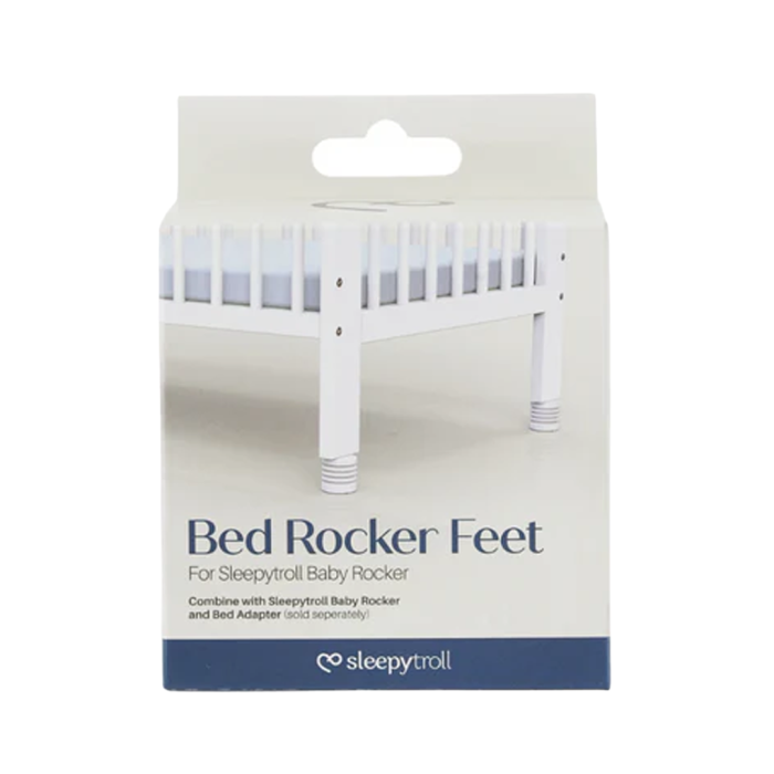 Sleepytroll Bed Rocker Feet, White