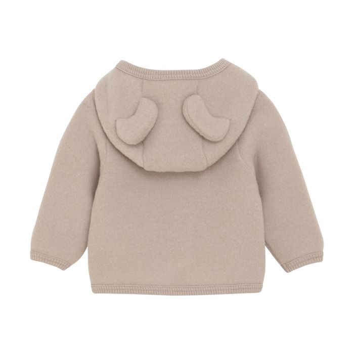 Jakke, Huttelihut, Ull/Fleece, Mahogany Rose
