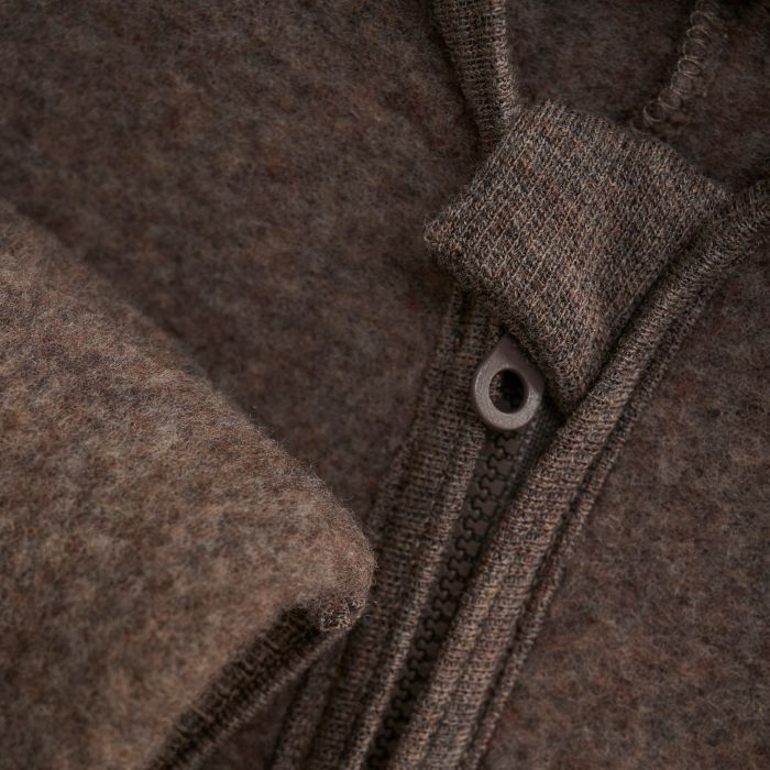 Huttelihut Heldress Ull/Fleece, Brown Melange