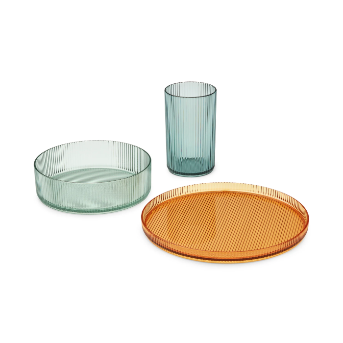 Kain Spisesett, Sea Blue Mix, Liewood
