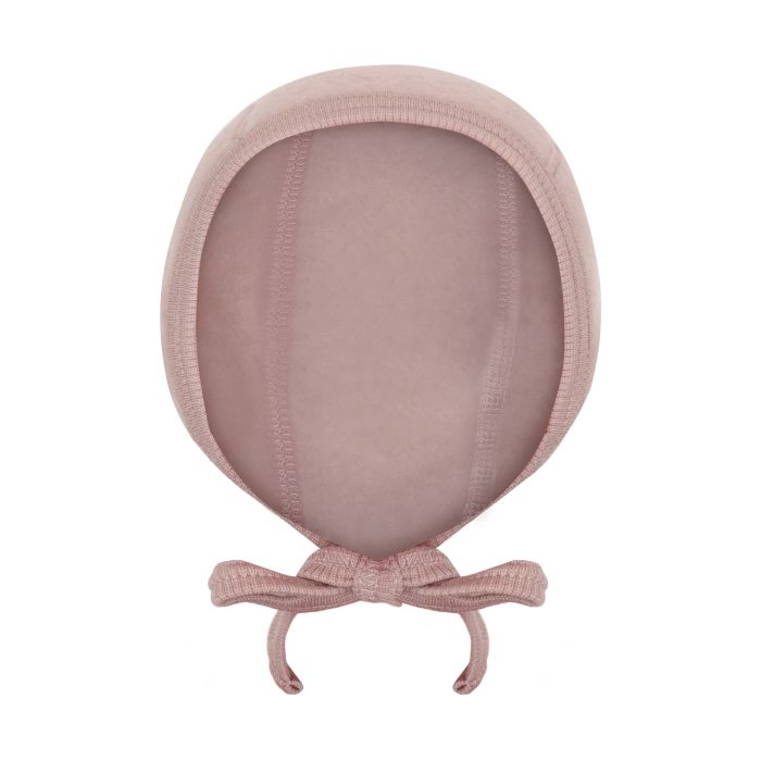 Huttelihut Lue m/knyting, Mahogany Rose