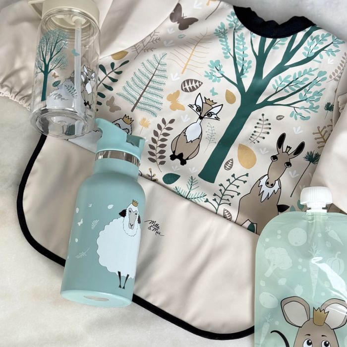 Drikkeflaske 450 ml, Milla&Max, Skog
