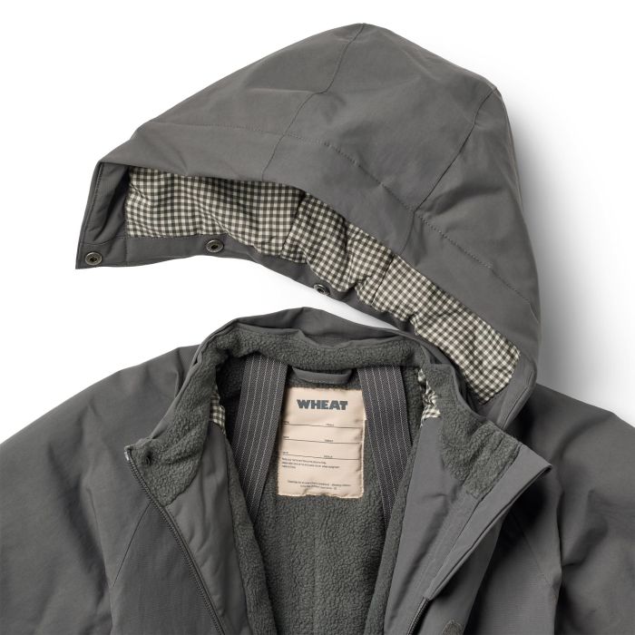 Wheat Vinterdress Miko, Dark Charcoal