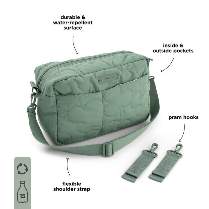 Done By Deer Quilted Vognveske, Green