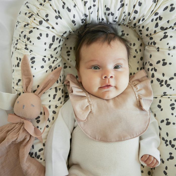 Smekke, Elodie, Drool Bib, Blushing Pink