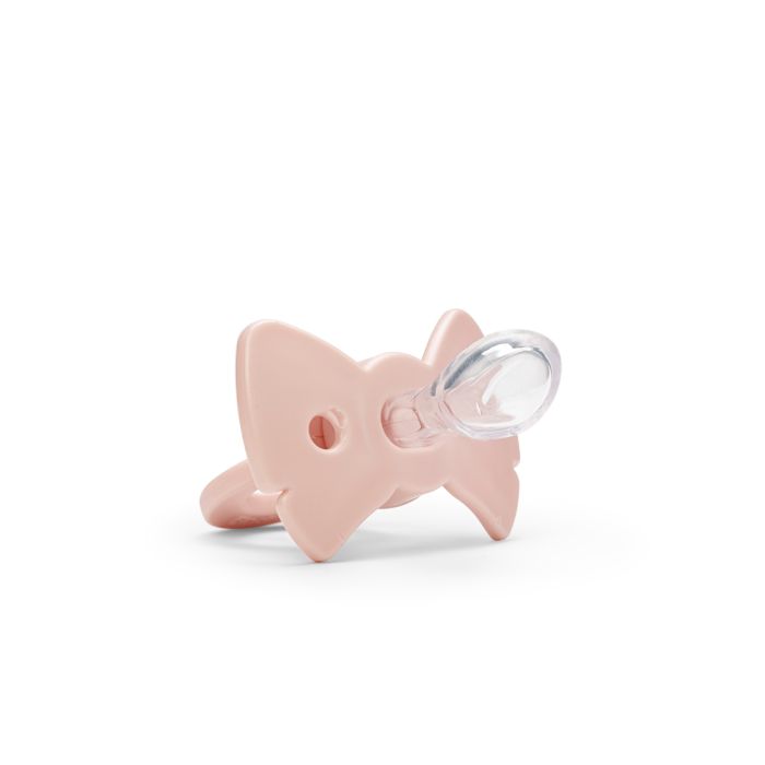Elodie Smokk Binky Bow Nb, Misty Pink