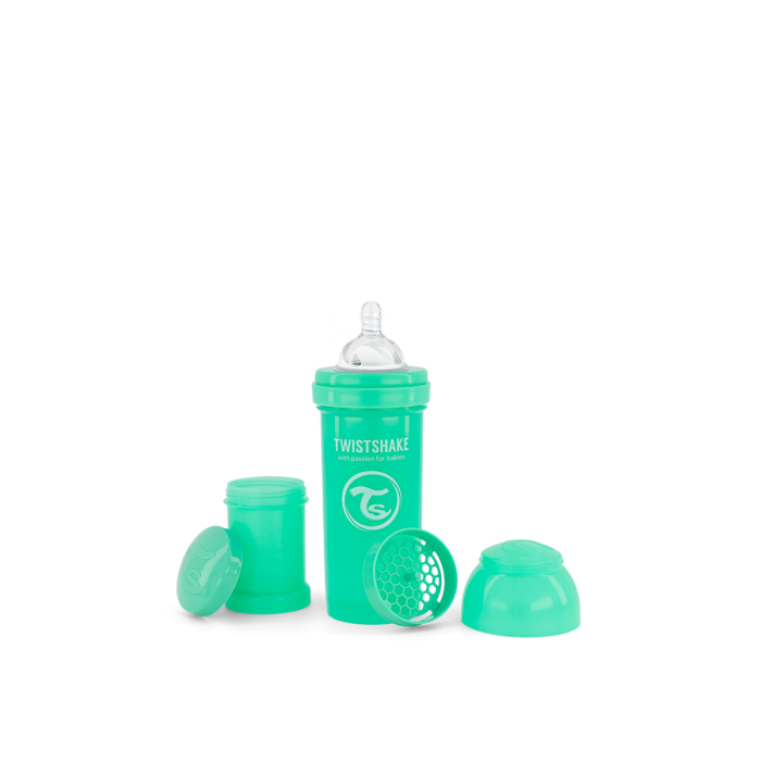 Flaske, Twistshake, Grønn, 260 ml