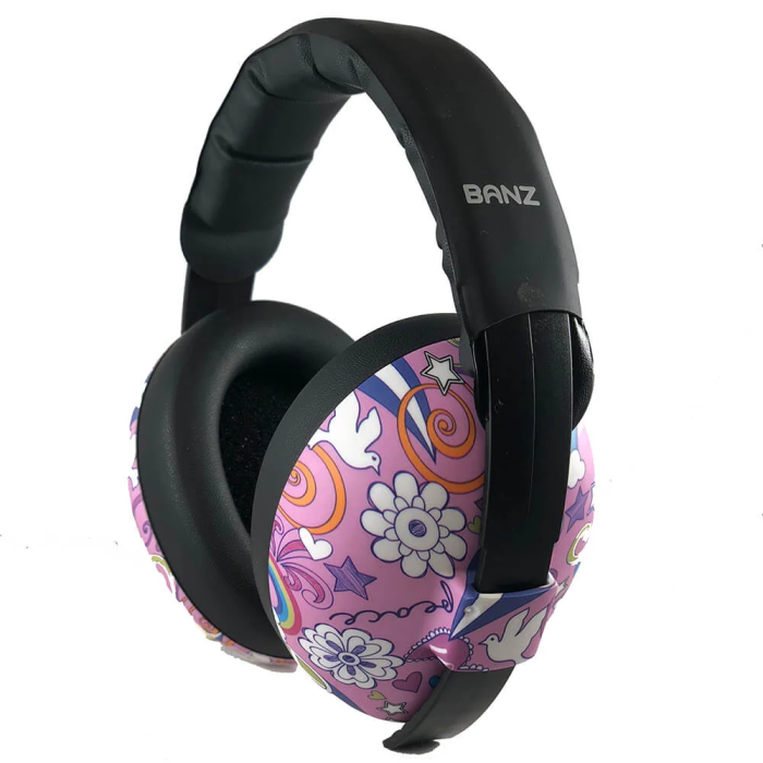 Banz Hørselvern Baby Peace Pink