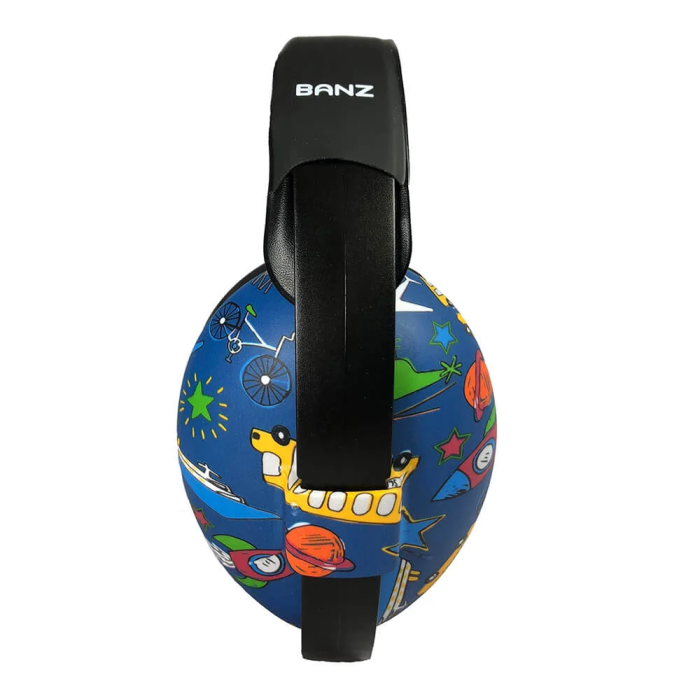 Banz Hørselvern Baby Transport Blue